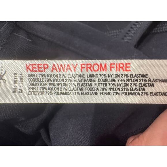 FP Movement Free People Black Jumpsuit Women’s Size Large Open Back Yoga Gym - Picture 10 of 11